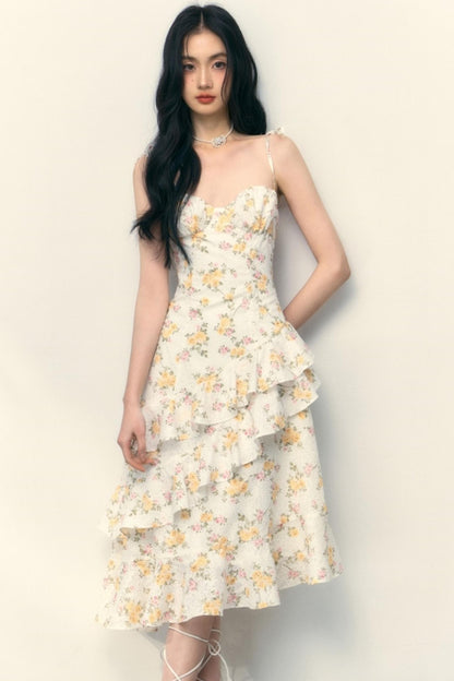 Yellow Rose Cami Dress