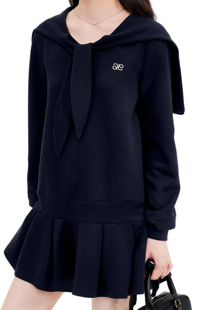 Pullover Sweatshirt Style Dress