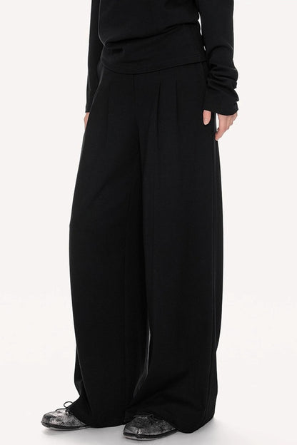 Lazy Shoulder Sweatshirt Set