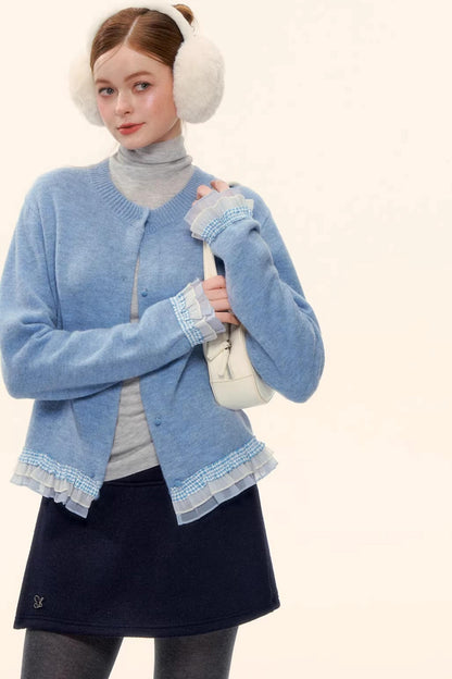 A-Linien-Rock aus Kunstwolle