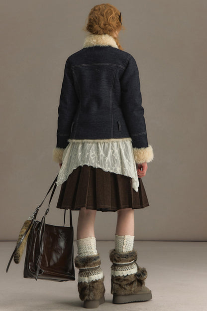 Winter Lace Fleece Jacket