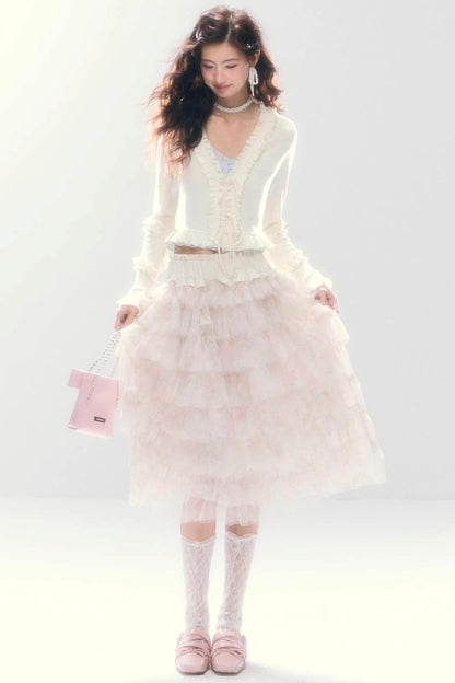 Comfort Embracing Knitted Cardigan Top