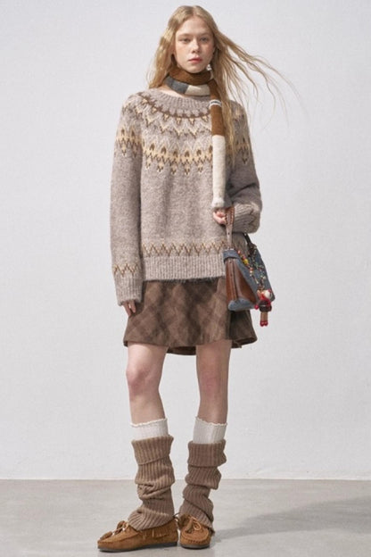 Festive Fair Isle Sweater
