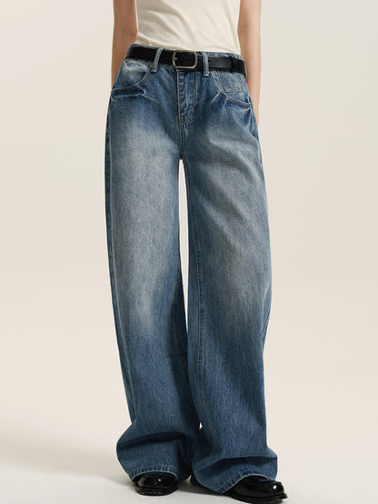 Light Blue Retro Mop Jeans