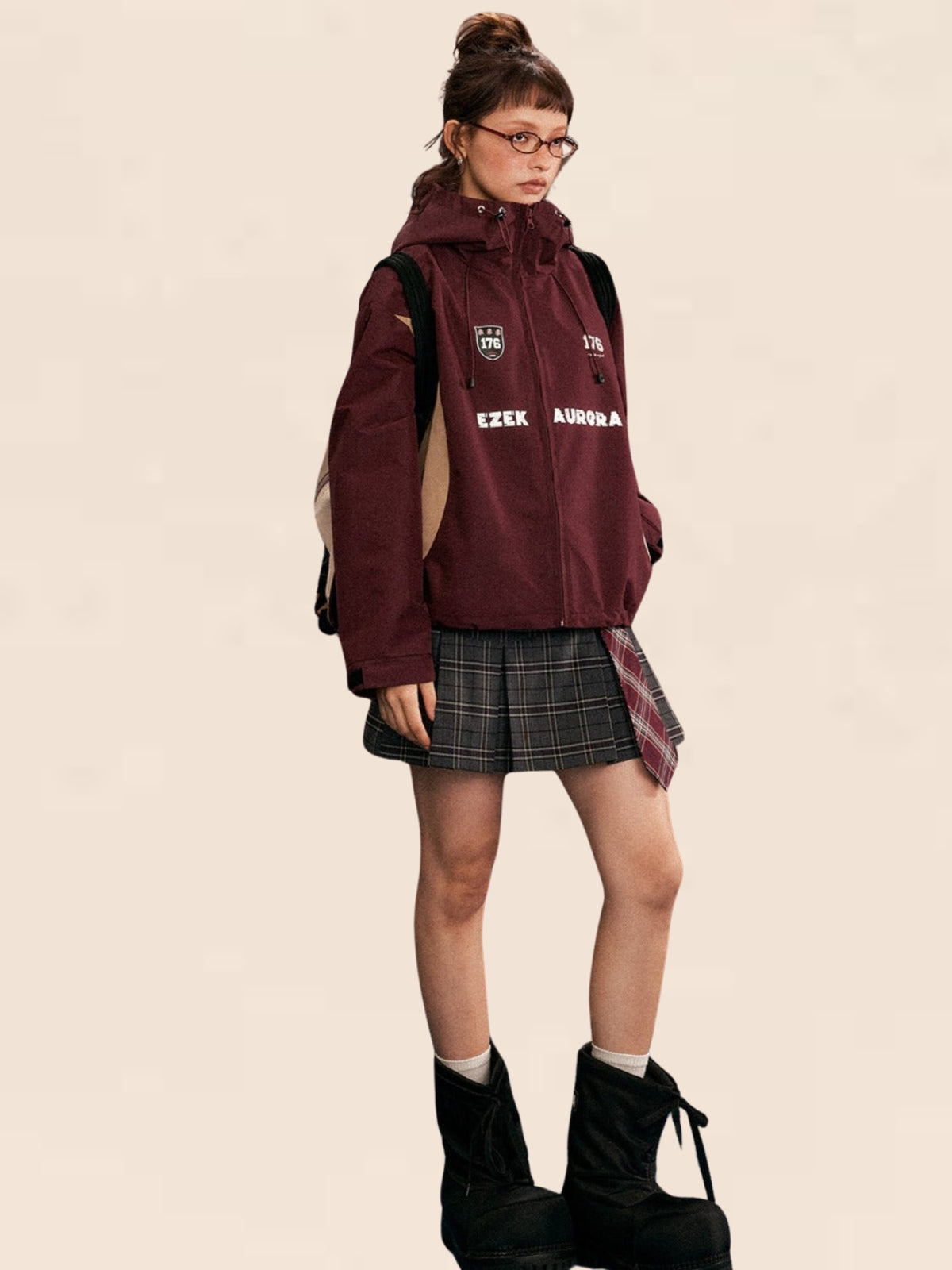 Retro Contrast Outdoor Jacket