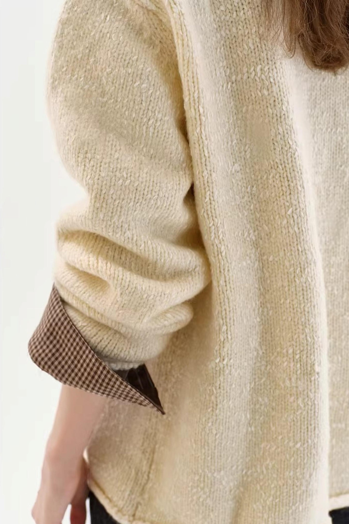 Textured Snowflake Sweater