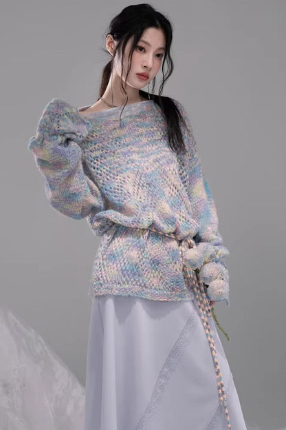 Irregular Lace Patchwork Skirt