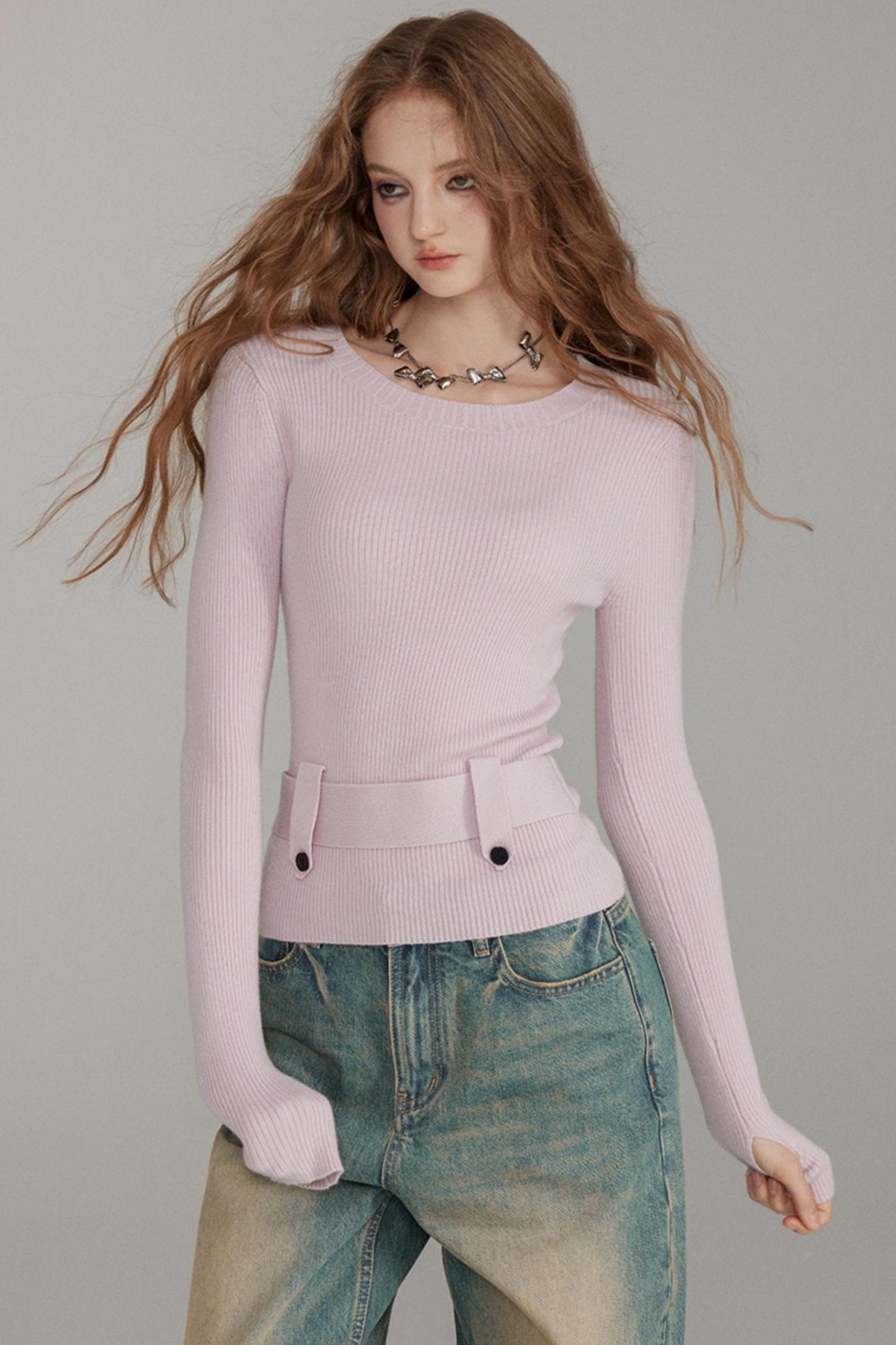 Base Layer Wool Knit Top