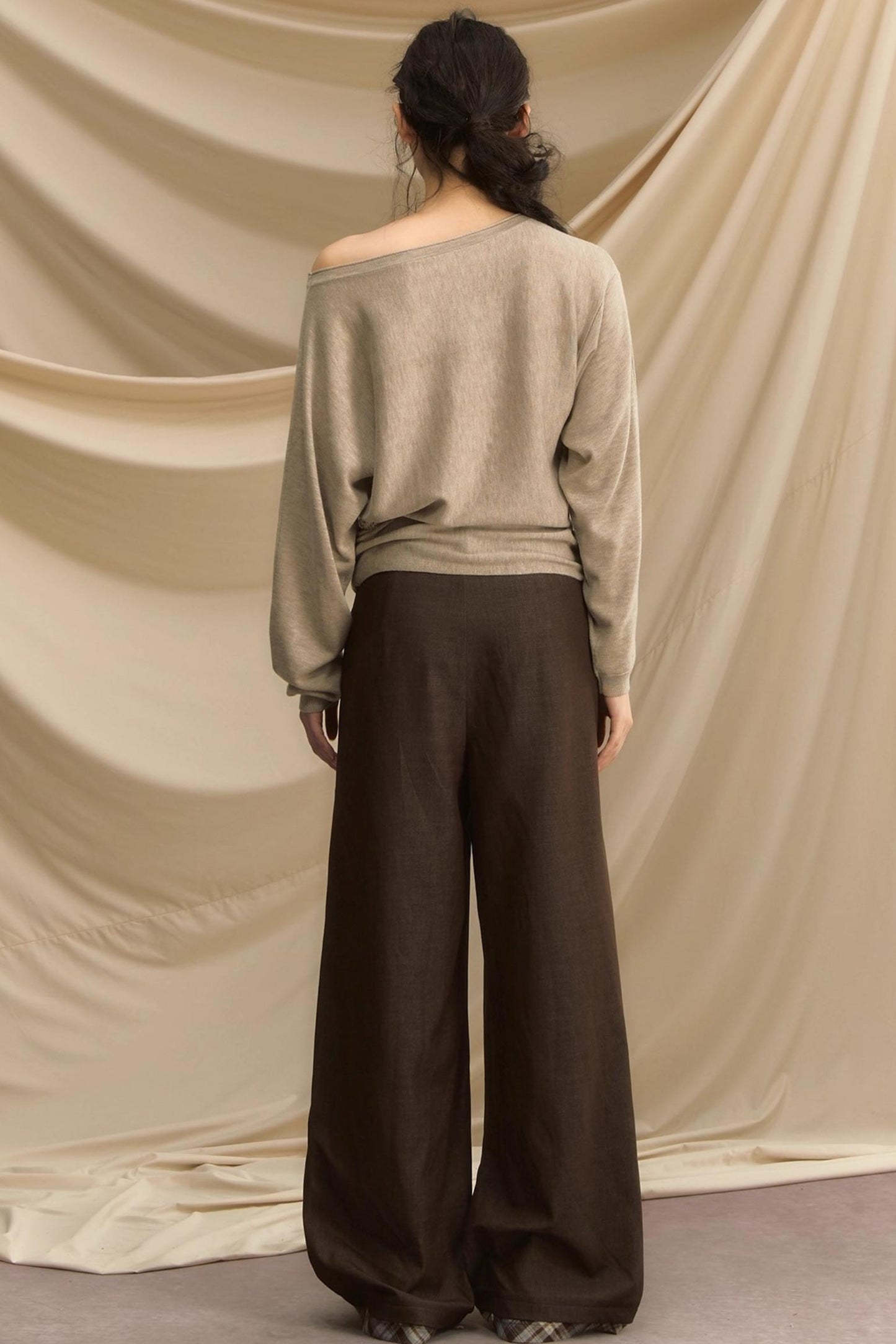 Autumn Souvenir Wide-Leg Pants