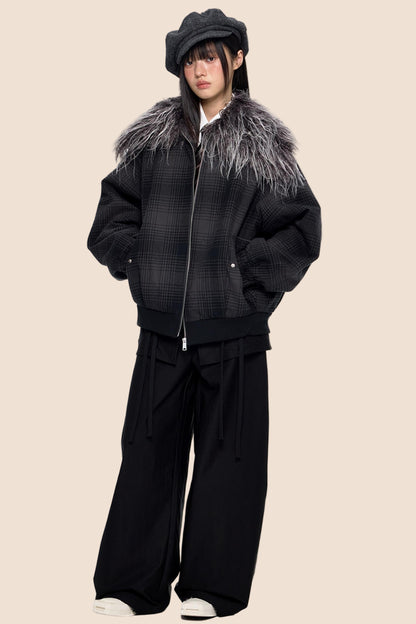 Shawl Plaid Cotton Jacket