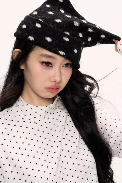 Rabbit Fur Cat Ear Hat