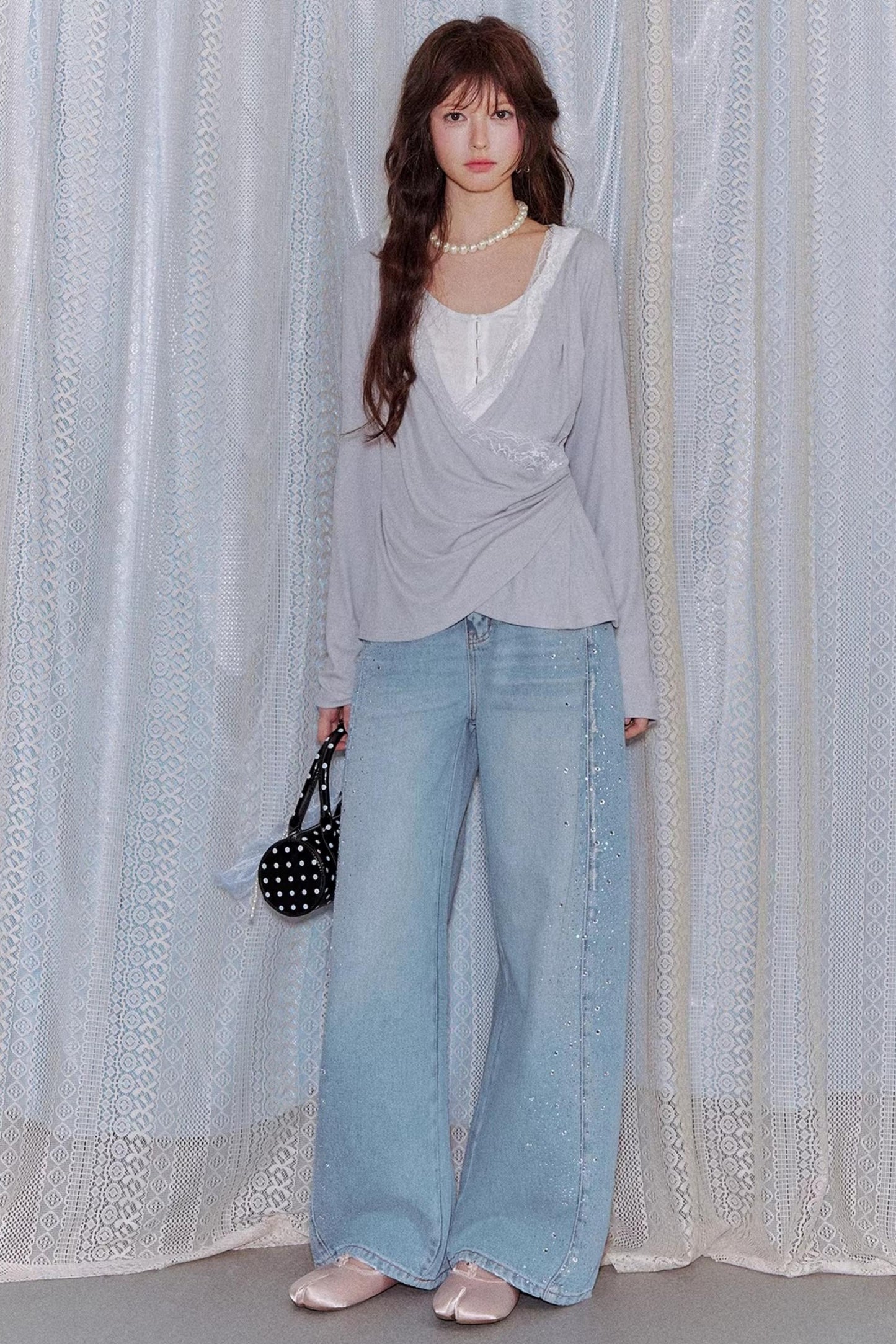 Tencel Lace Swing Top