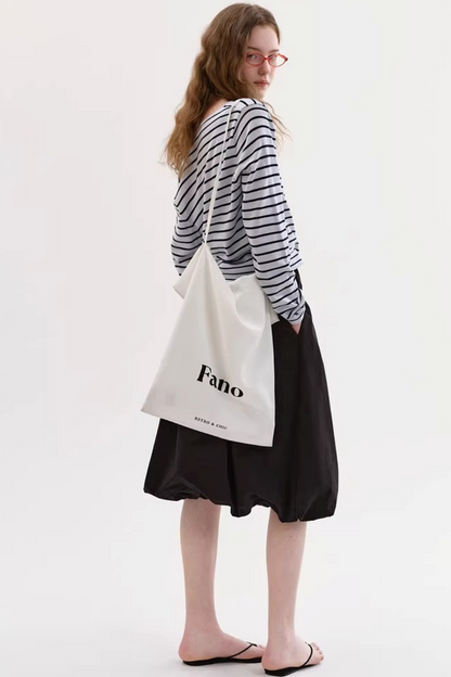 텐셀 스트라이프 가디건 세트