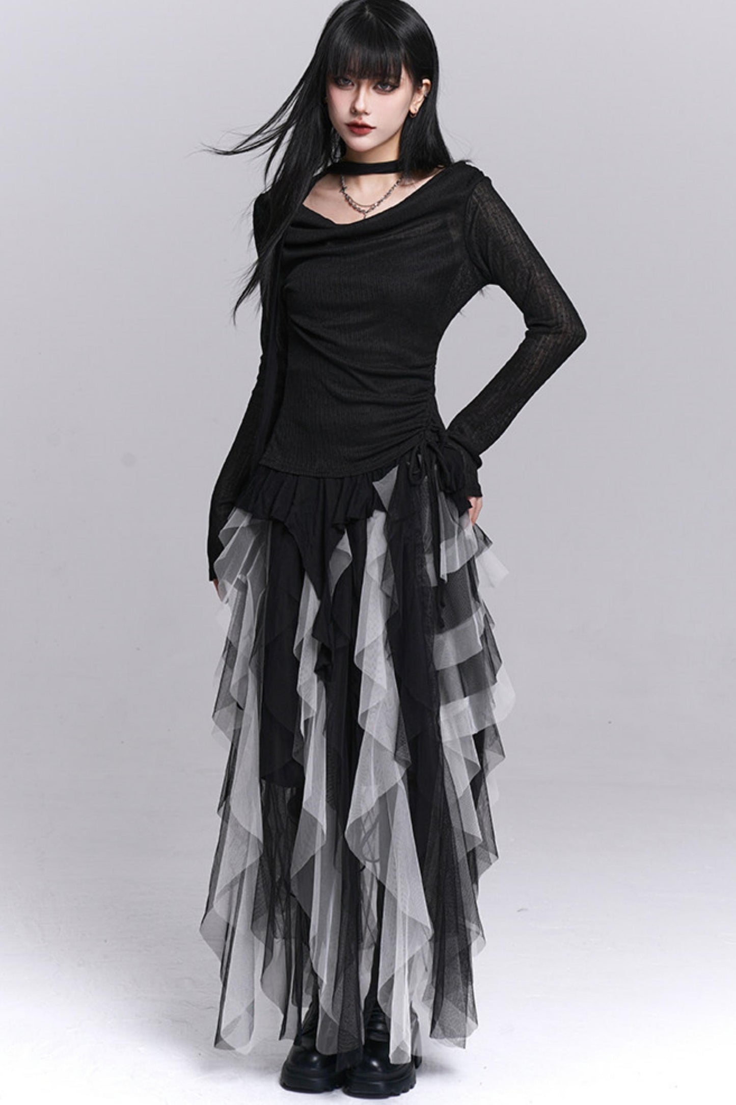 Ghost Ribbon Two-Piece Top