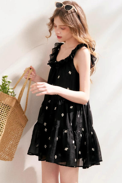 Ruffled A-Line Dress