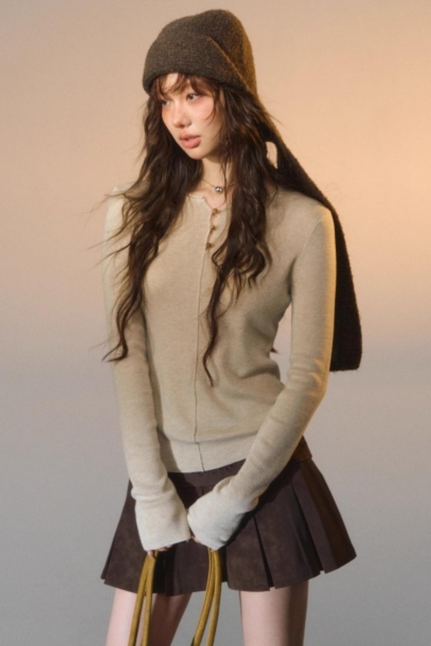 Line-Breasted Base T-Shirt