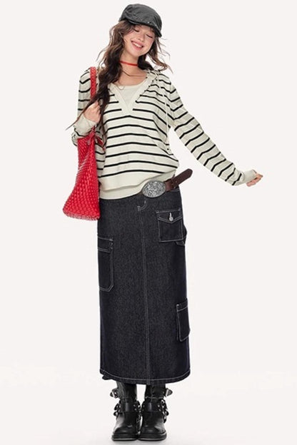 Striped Pullover Sweater