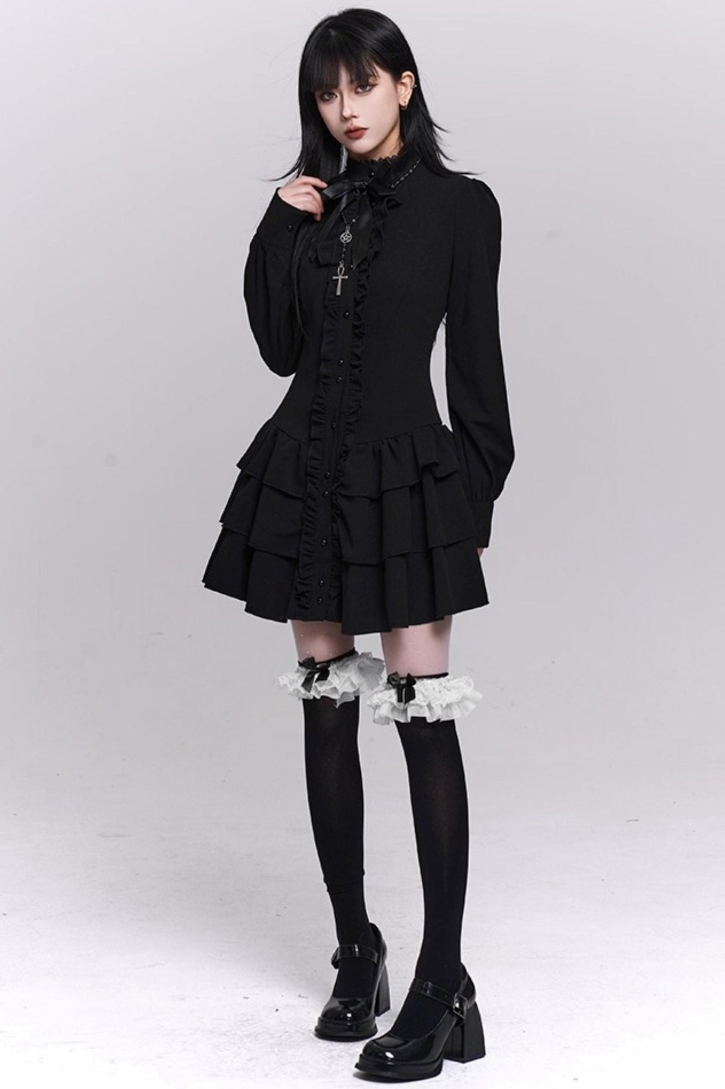 Ghost Girl Black Dress