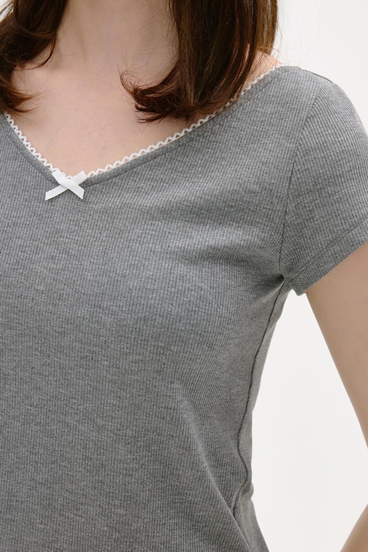 Vintage Lace V-Neck Top