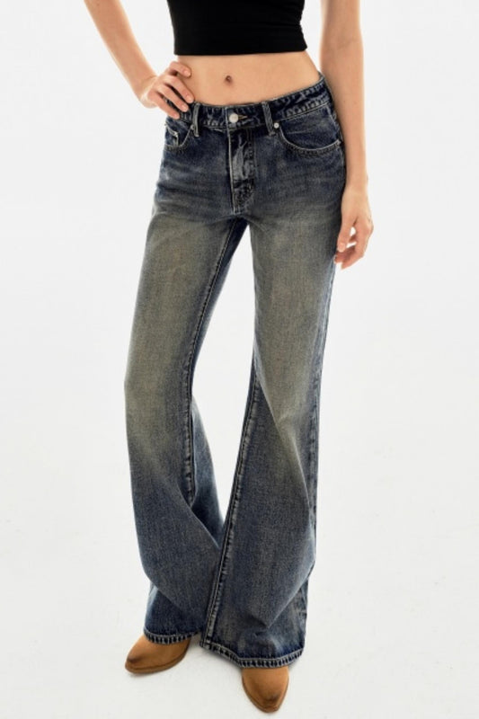 Yellow Mud-Dyed Gradient Pants