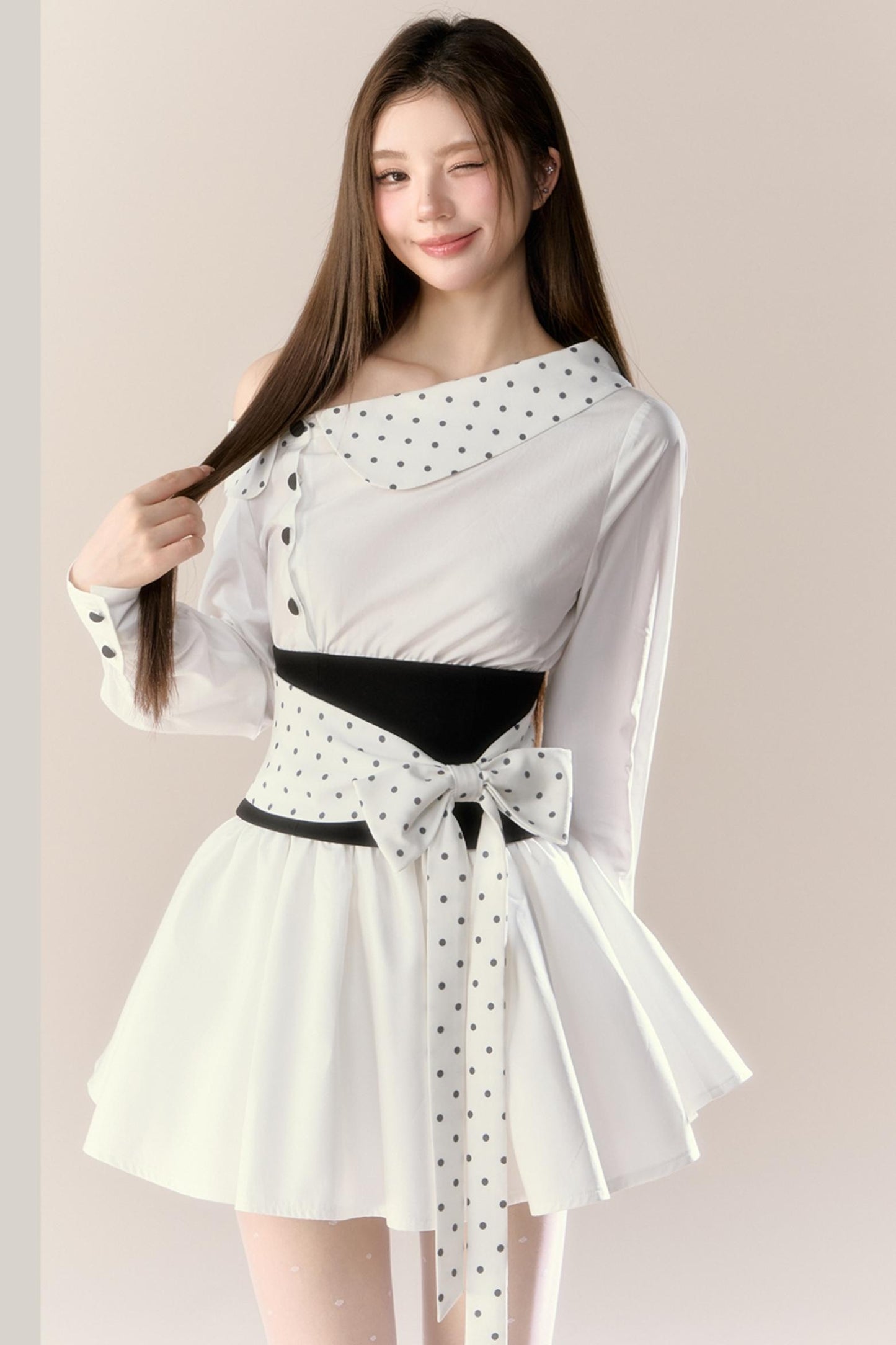 Heartbeat Shoulder Dress