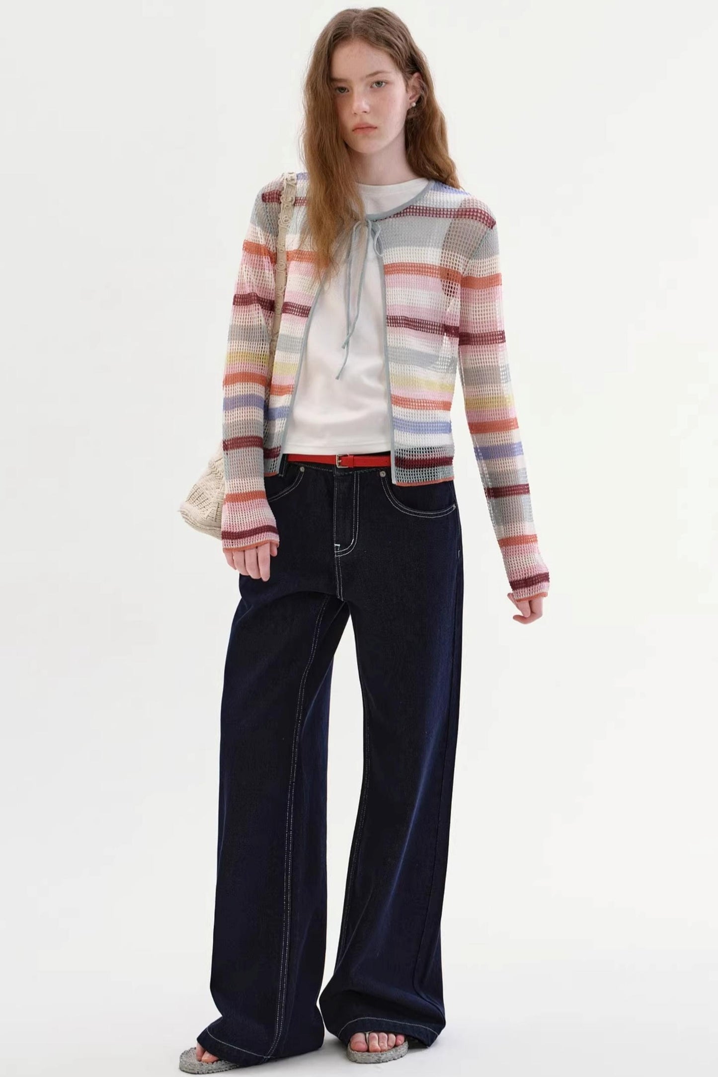 Mid-Waist Straight-Leg Jeans