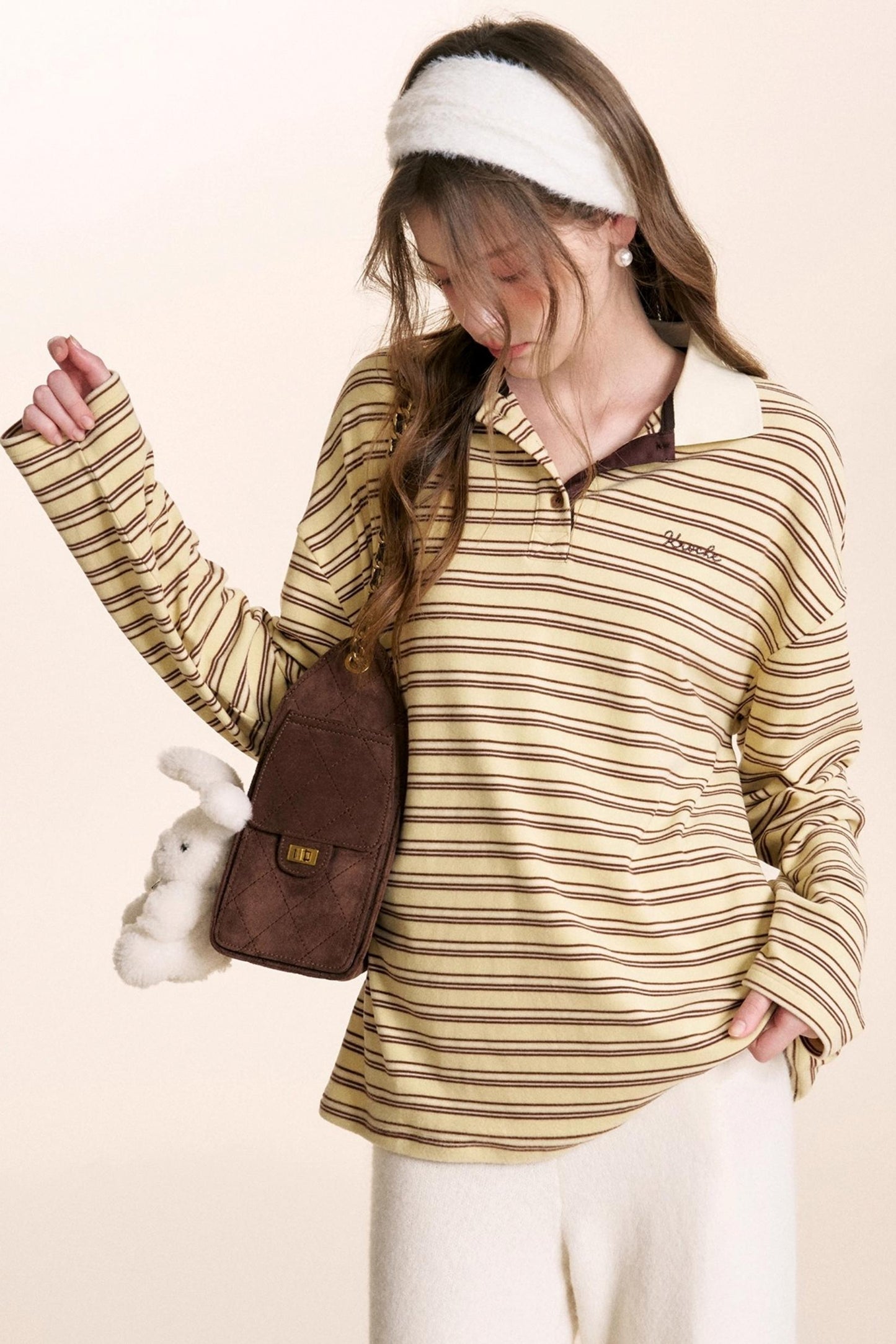 Retro Color-Blocked Polo T-Shirt