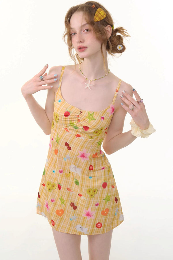 Retro Halter Dress