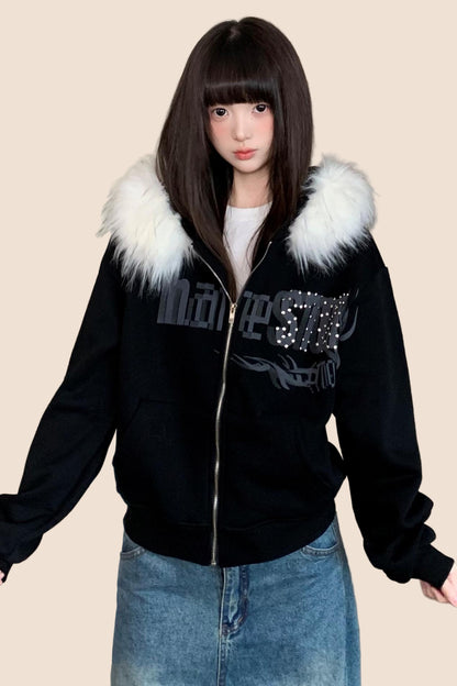 Fall Casual Zipper Jacket