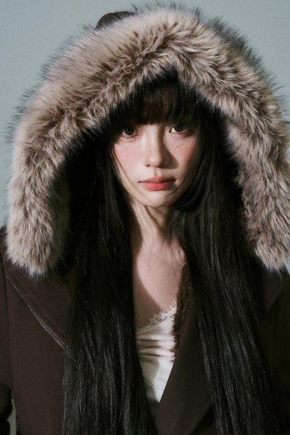 Versatile Fur Collar Jacket