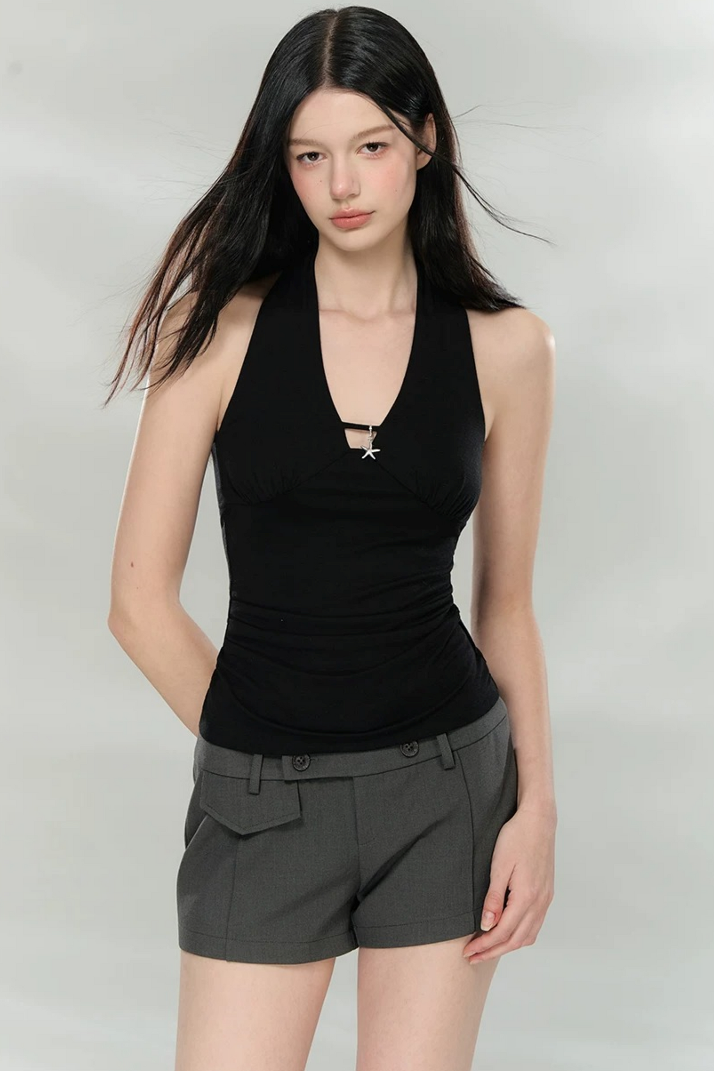 Starfish Pendant Halter Top