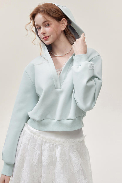 Hooded Lace Halter Set-Up