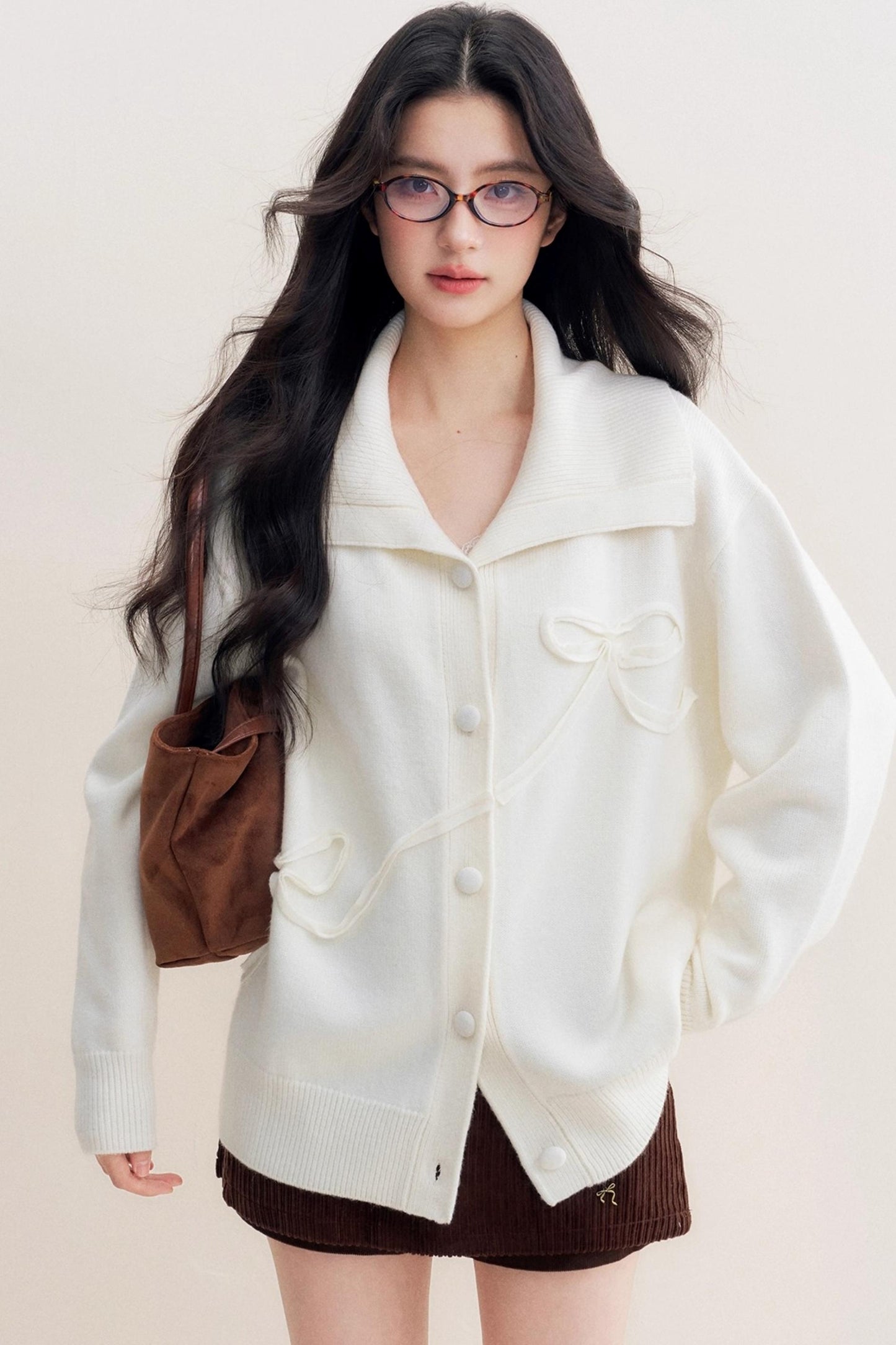 Lazy Sheep Wool Knit Cardigan