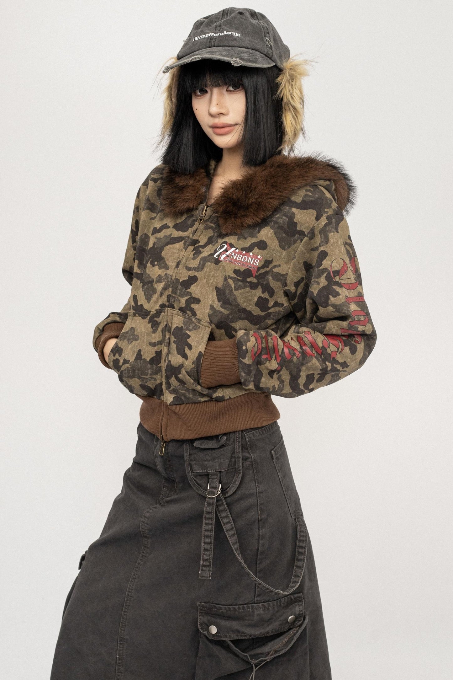 Vintage Camo Fleece Jacket