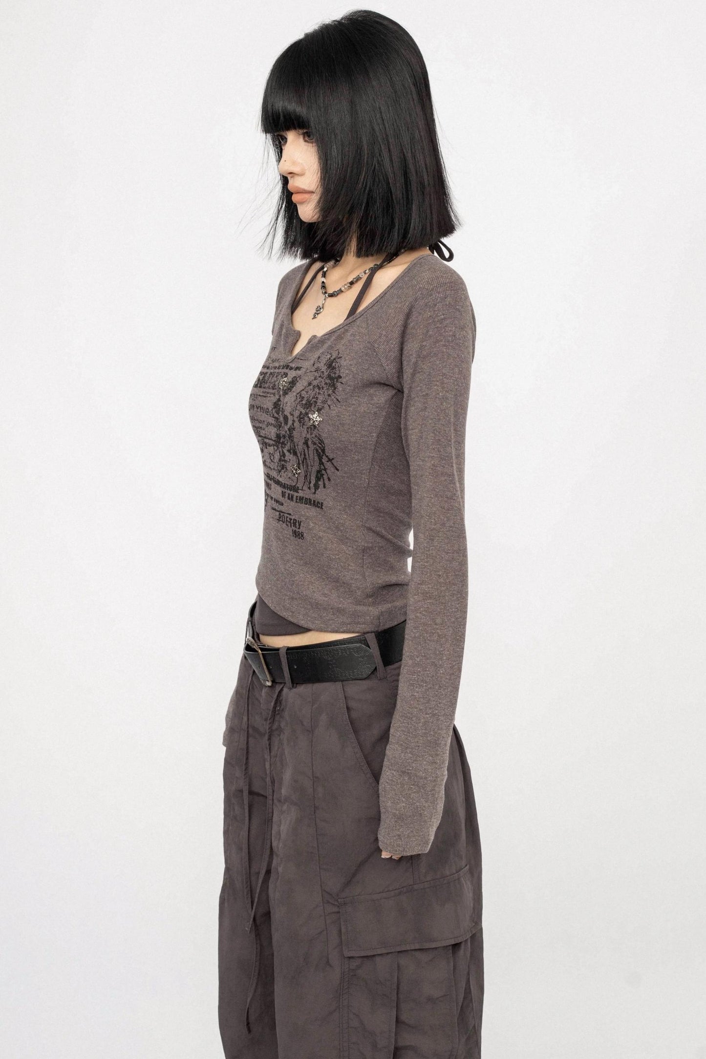 Autumn Halterneck Slim Top