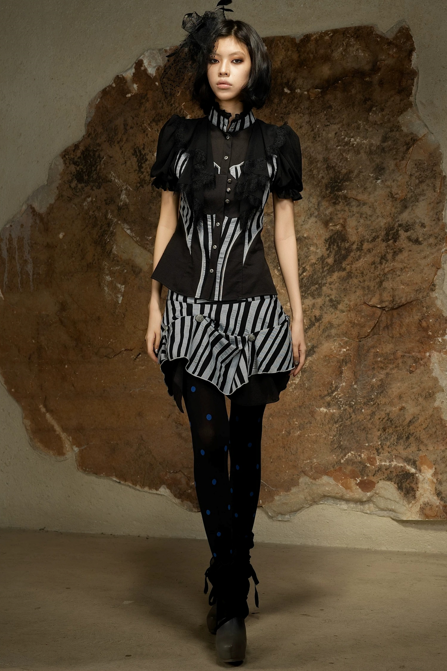 Retro Palace Puff Sleeve Blouse