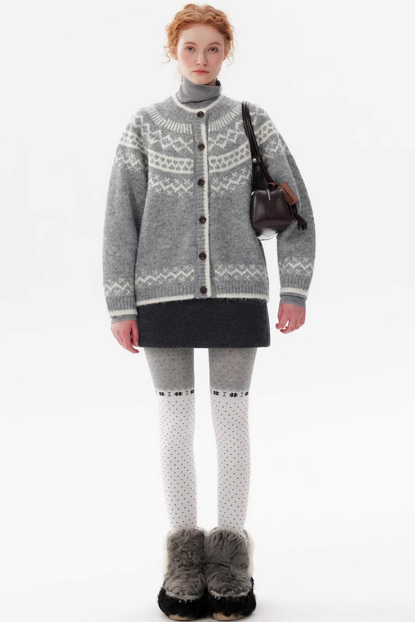 Fair Isle Jacquard Cardigan