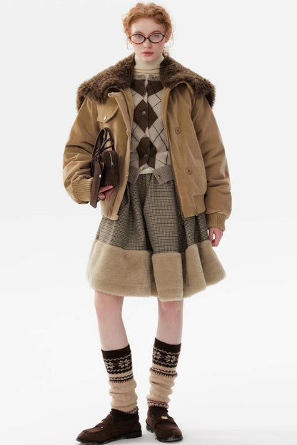 Sky Island Houndstooth Skirt