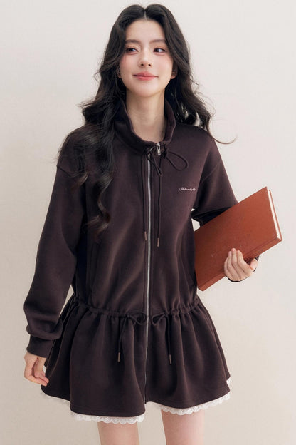 Lazy Casual Sweatshirt Dress