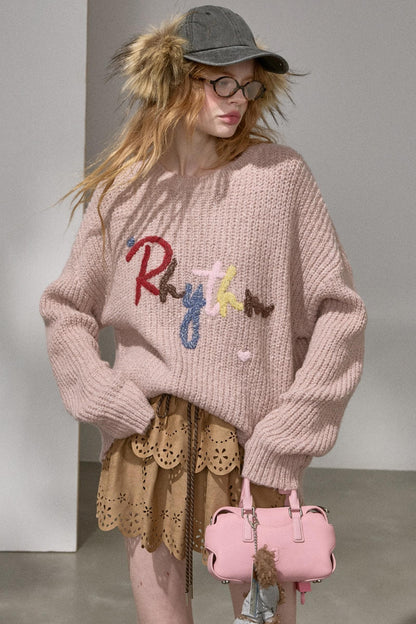 Cloud-Like Knit Pullover Sweater