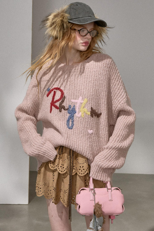 Cloud-Like Knit Pullover Sweater