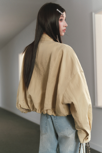 Floral Retro Windbreaker Jacket