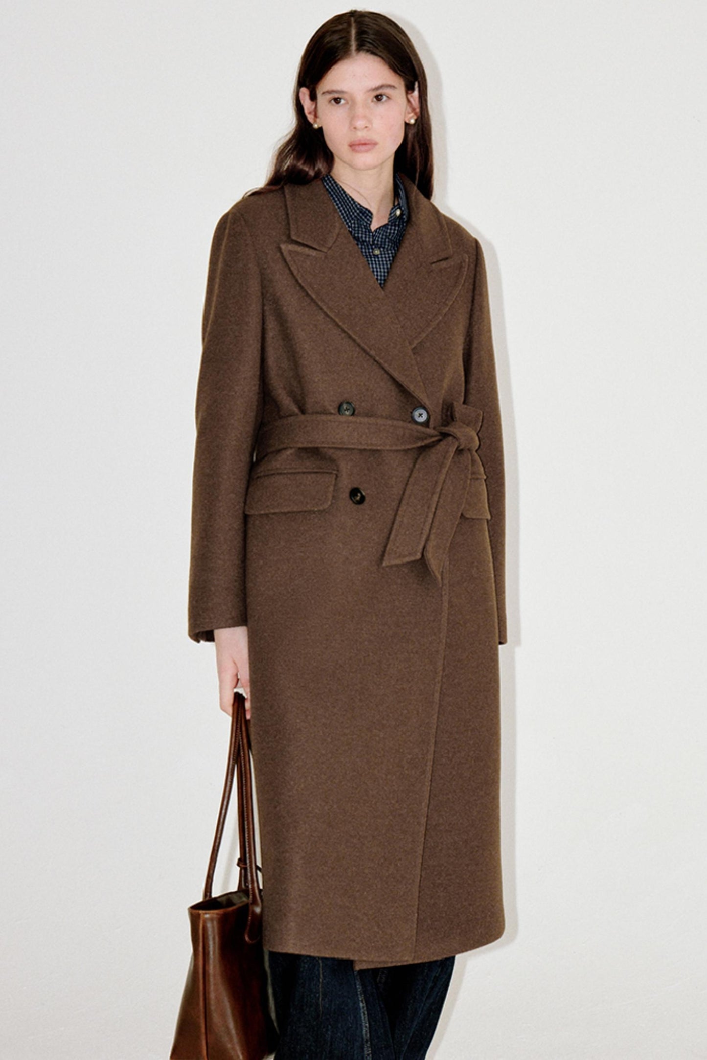 Floral Wool Tweed Coat