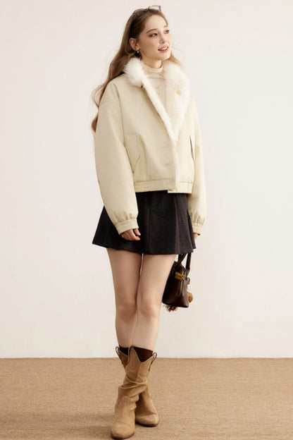 Winter Cocoon Furry Coat