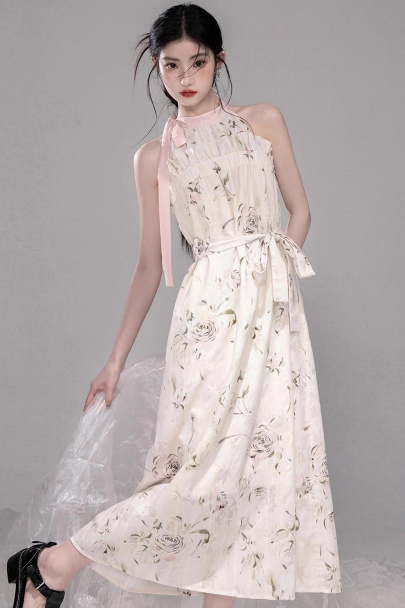 Heartbeat Muse Sea Salt Rose Dress