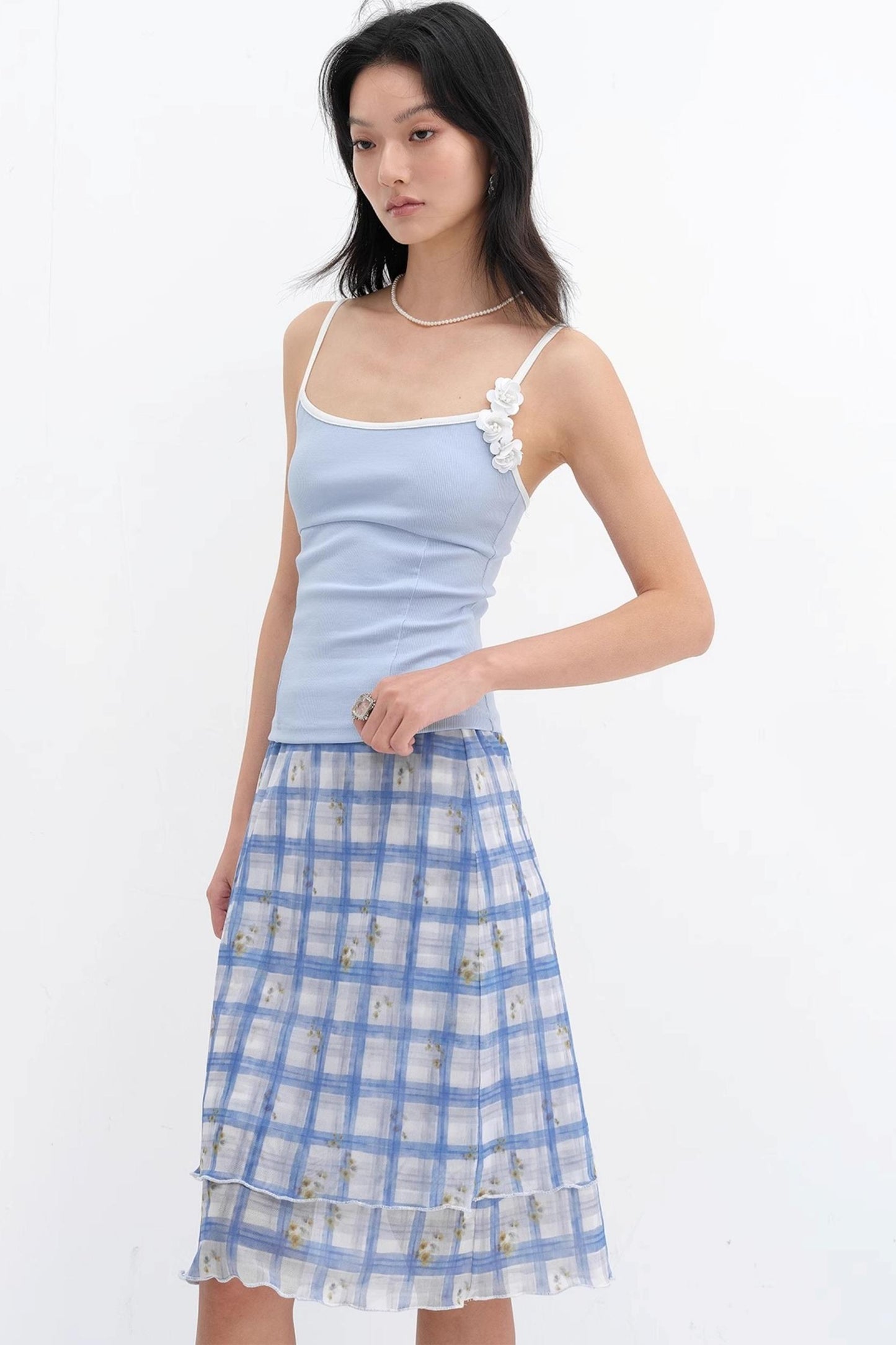 Sequin Wrap Camisole