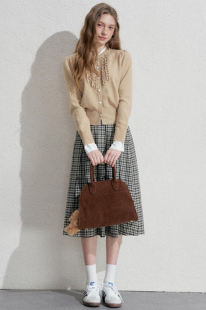 Fake Two Piece Knitted Cardigan