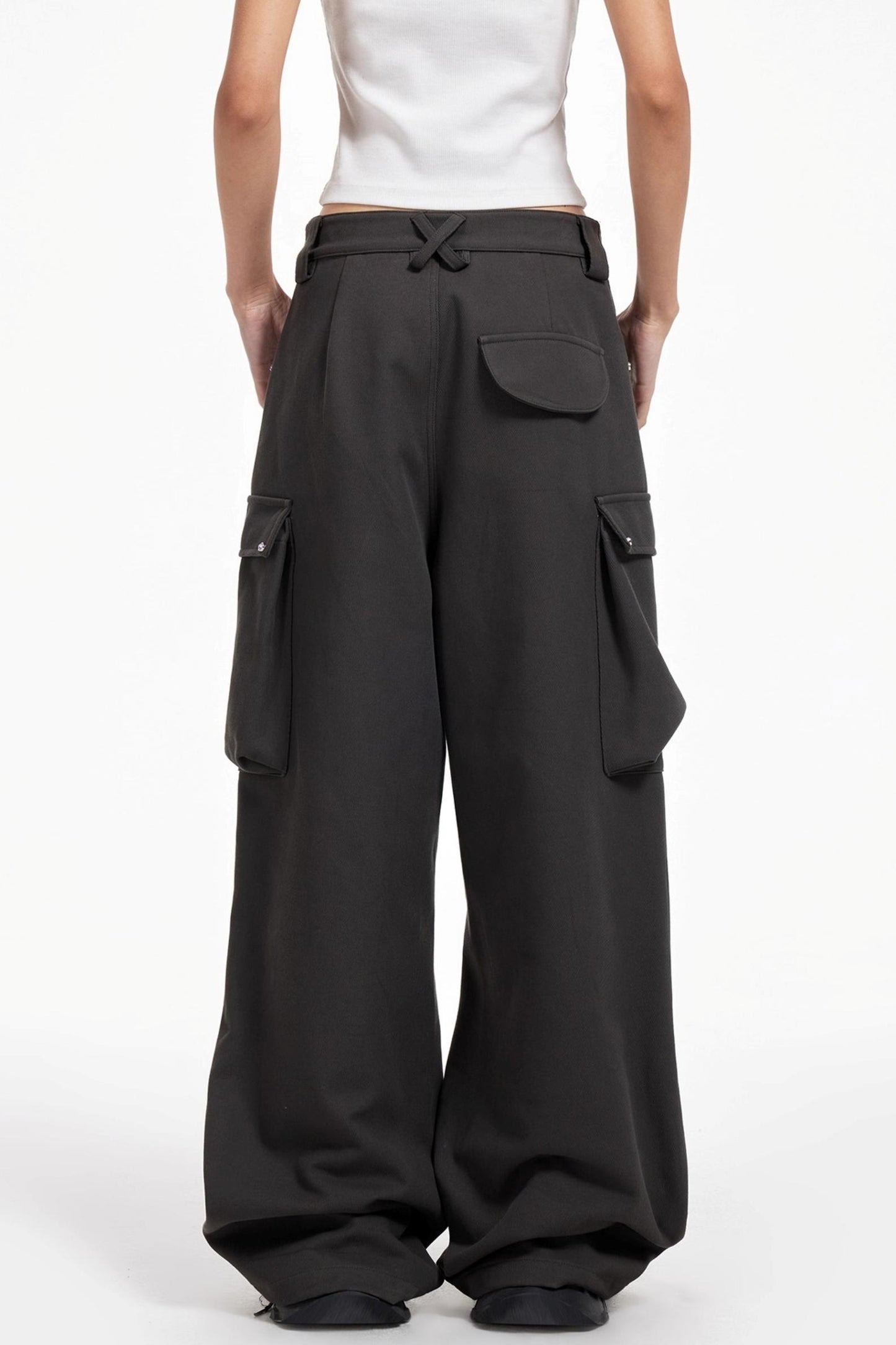 Cargo Wide-Leg Pants