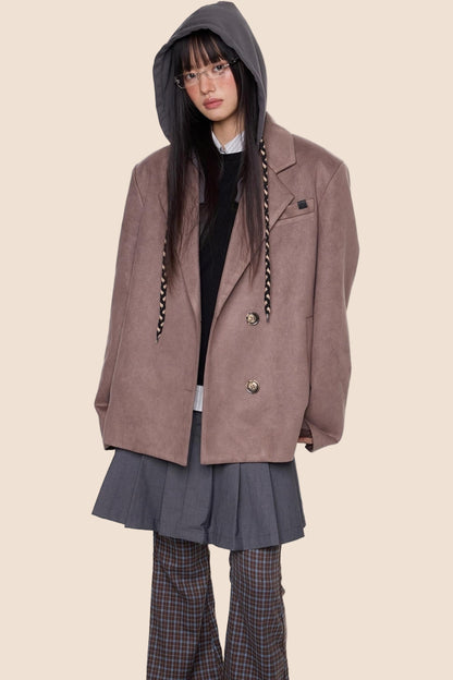 American Vintage Hooded Blazer