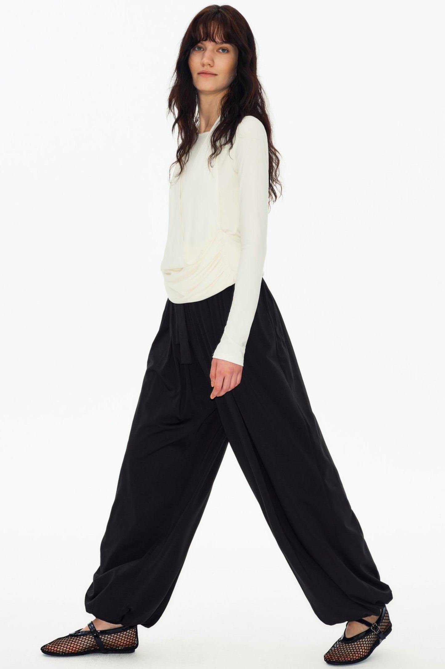 Hautfreundliche Drapierte Laternenhose